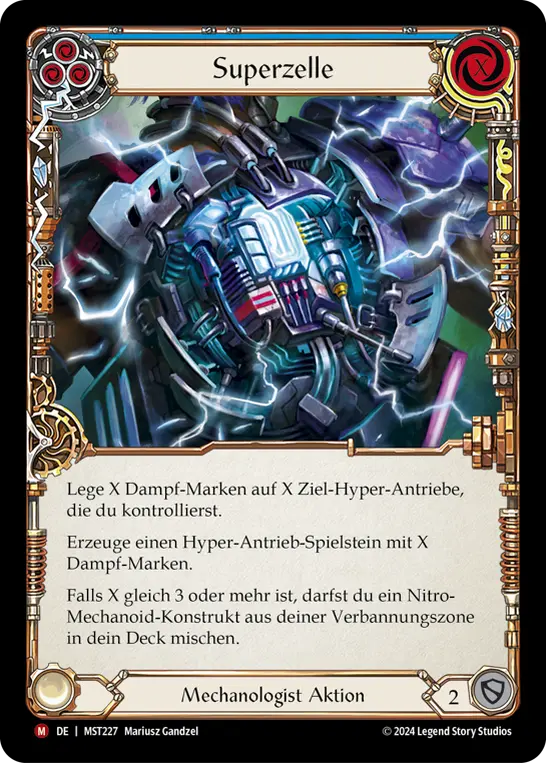 Card: Supercell (blu)