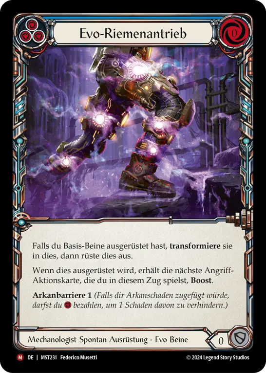 Card: Evo Speedslip (blu)