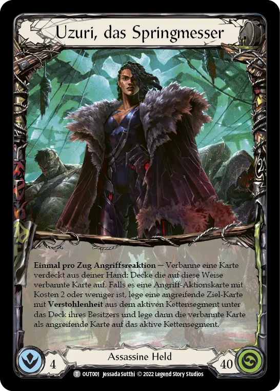 Card: Uzuri, Switchblade