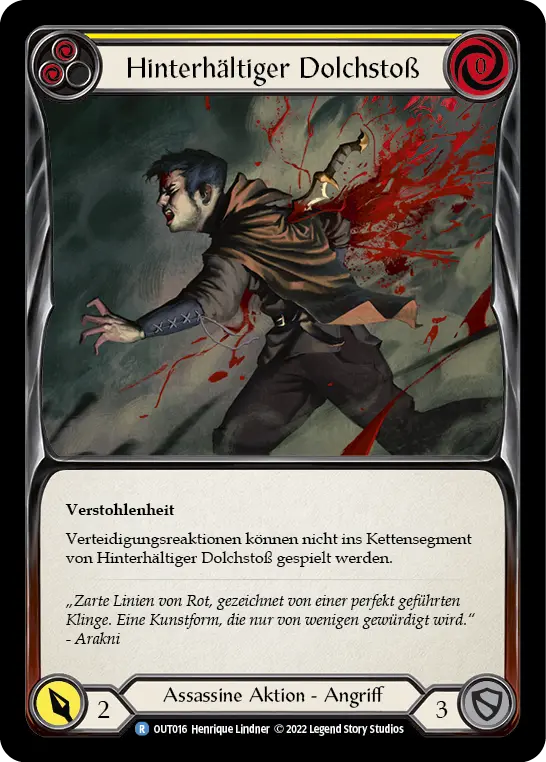 Card: Back Stab (yel)