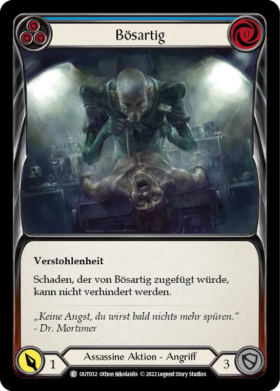 Card: Malign (blu)