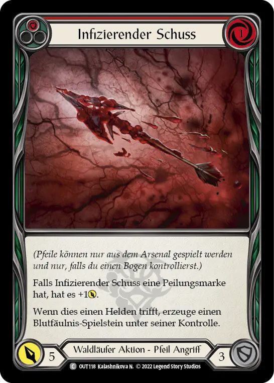 Card: Infecting Shot (red)