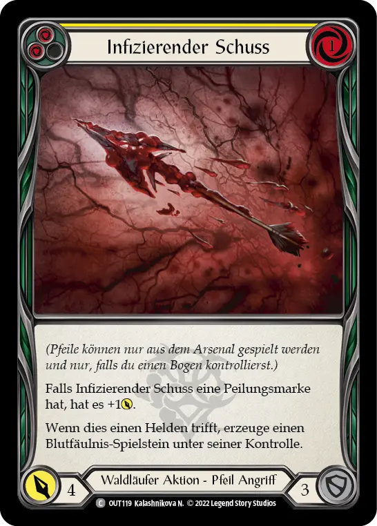 Card: Infecting Shot (yel)