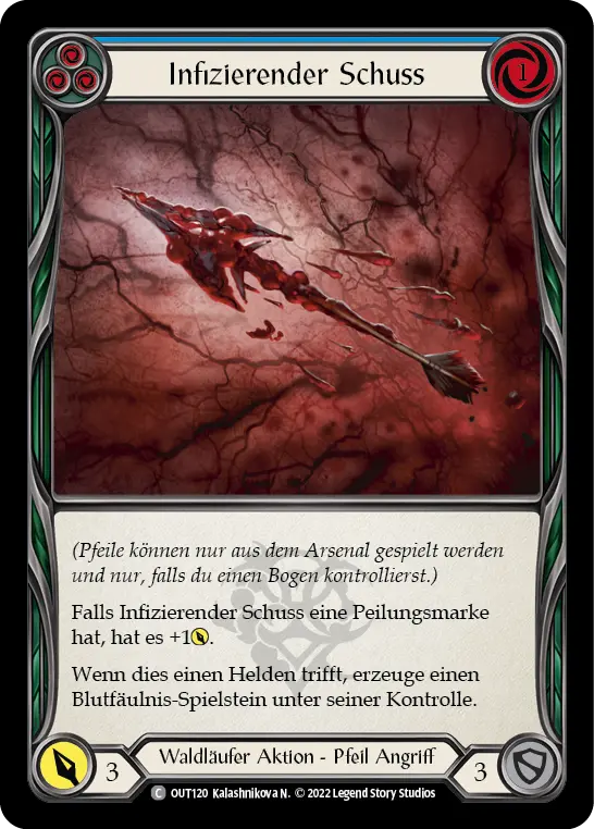 Card: Infecting Shot (blu)