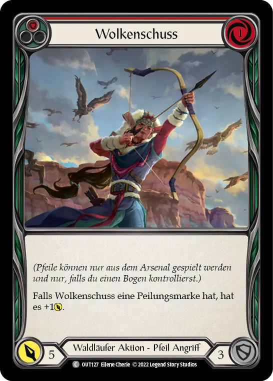 Card: Skybound Shot (red)