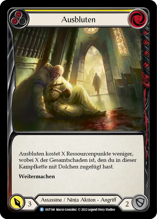 Card: Bleed Out (yel)