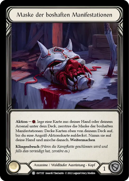 Card: Mask of Malicious Manifestations