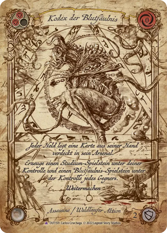 Card: Codex of Bloodrot (yel)
