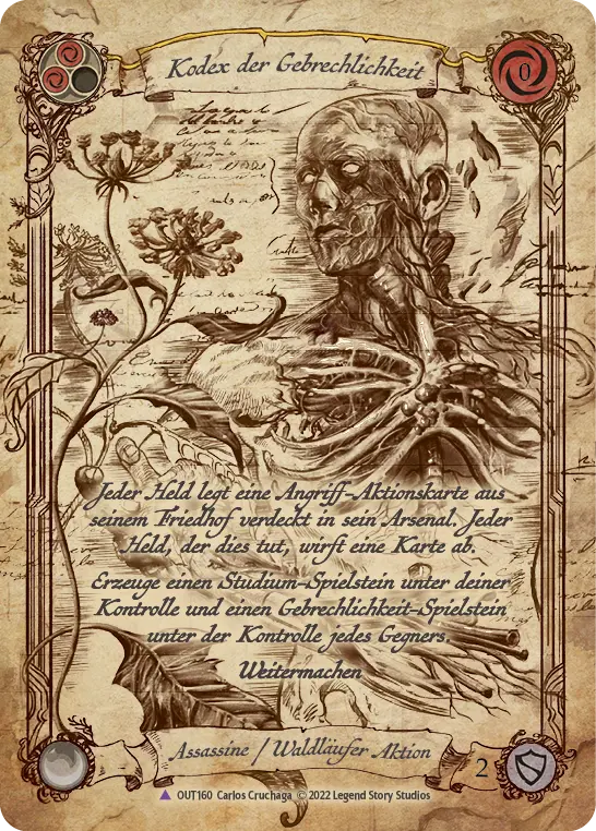 Card: Codex of Frailty (yel)