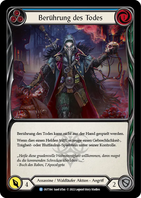 Card: Death Touch (blu)