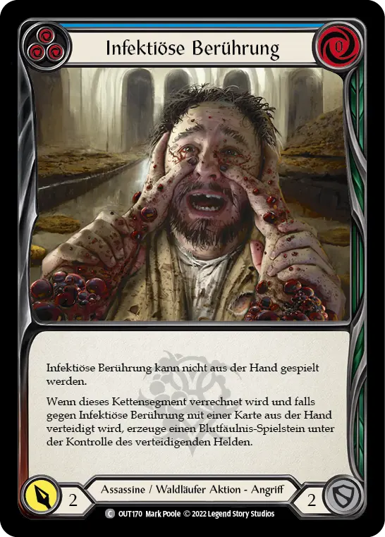 Card: Virulent Touch (blu)