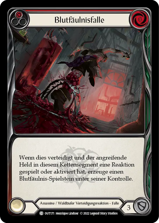 Card: Bloodrot Trap (red)