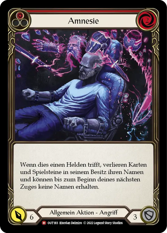 Card: Amnesia (red)