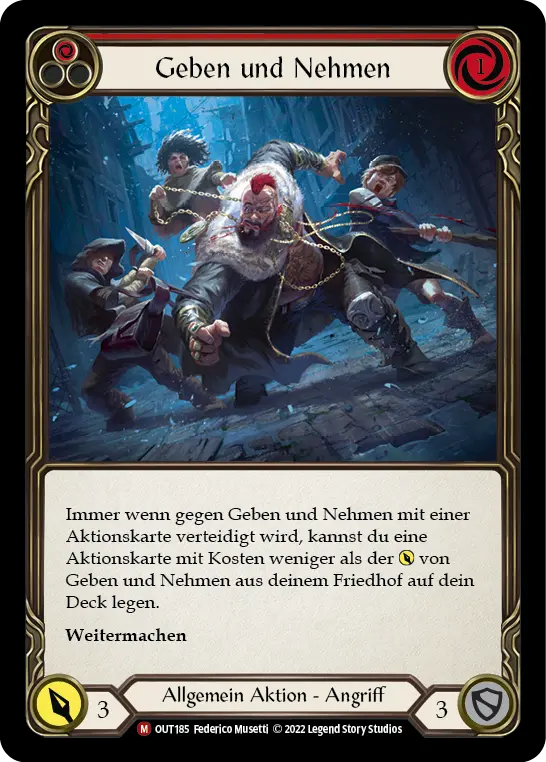 Card: Give and Take (red)