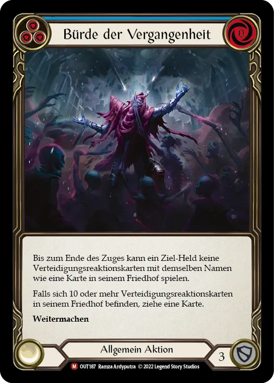 Card: Burdens of the Past (blu)