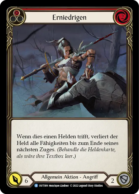 Card: Humble (red)