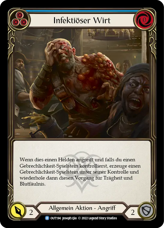 Card: Infectious Host (blu)