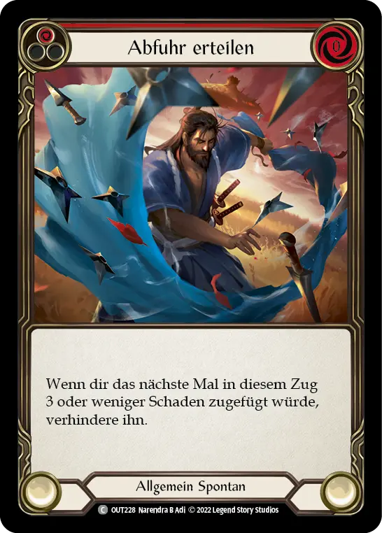 Card: Brush Off (red)