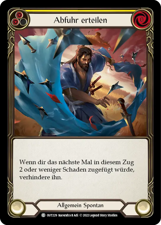 Card: Brush Off (yel)
