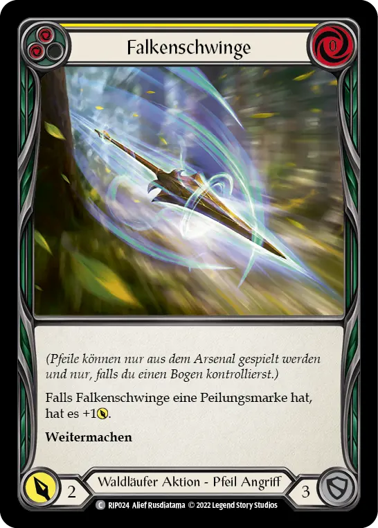 Card: Falcon Wing (yel)