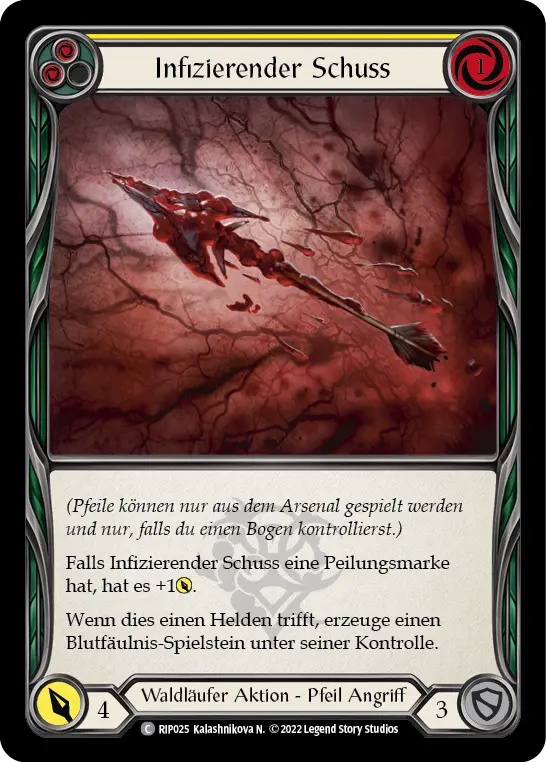Card: Infecting Shot (yel)