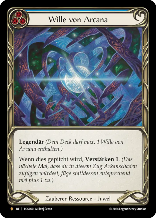 Card: Will of Arcana (blu)