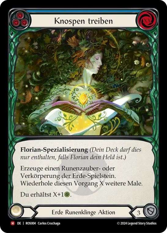 Card: Germinate (blu)
