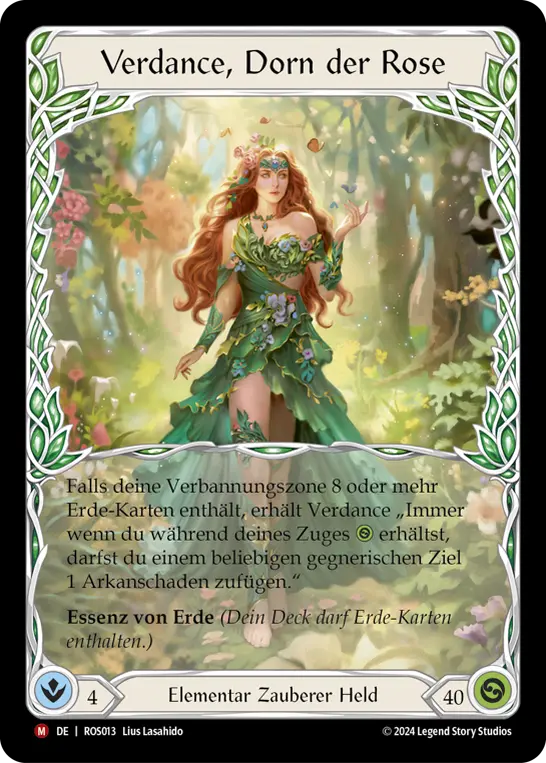 Card: Verdance, Thorn of the Rose