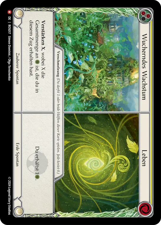 Card: Rampant Growth||Life (yel)