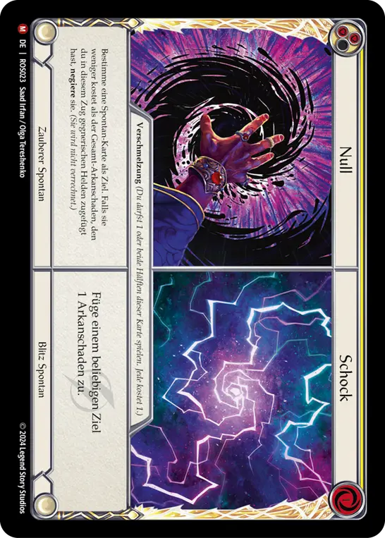 Card: Null||Shock (yel)