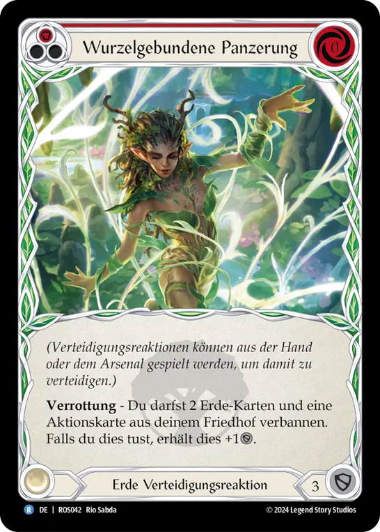 Card: Rootbound Carapace (red)