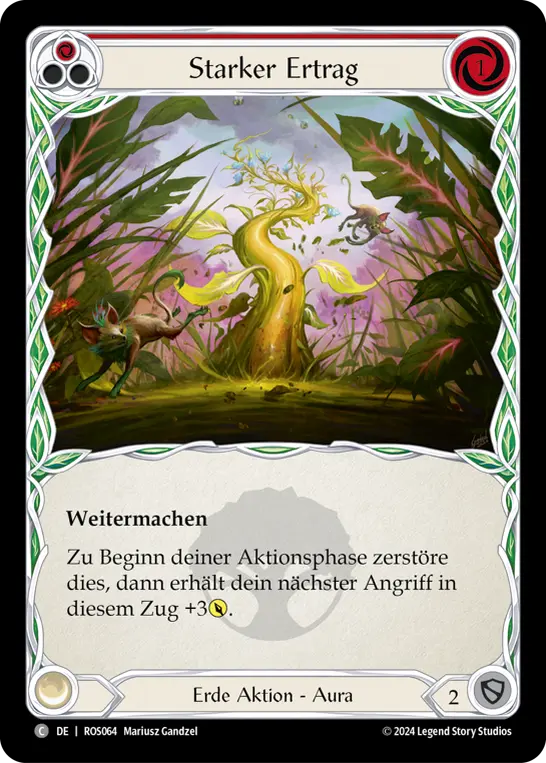 Card: Strong Yield (red)