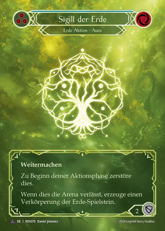 Card: Sigil of Earth (blu)