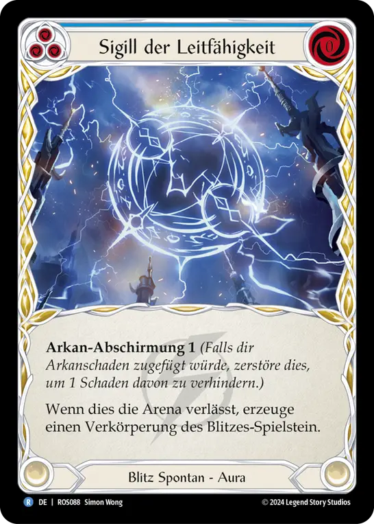Card: Sigil of Conductivity (blu)
