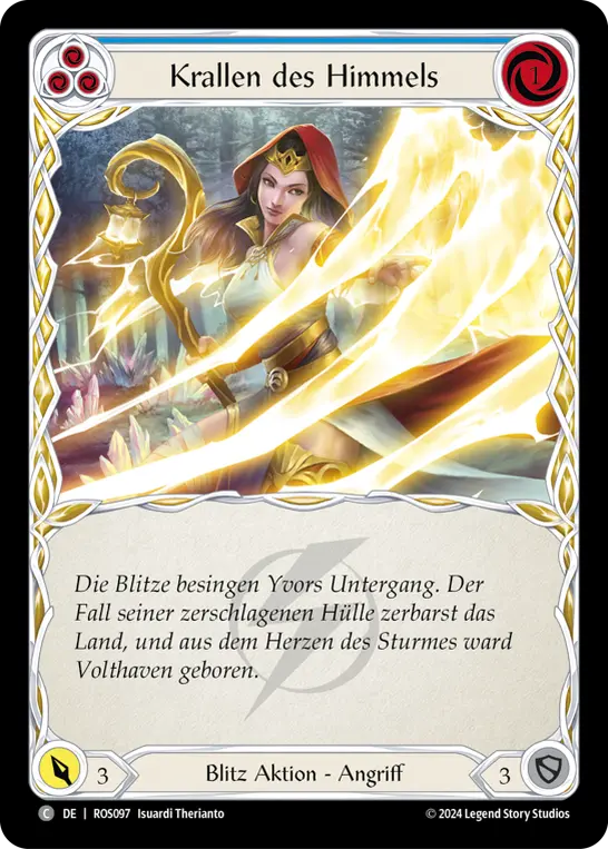 Card: Heaven's Claws (blu)
