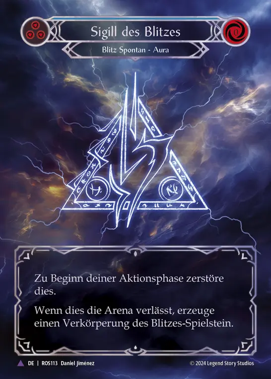 Card: Sigil of Lightning (blu)