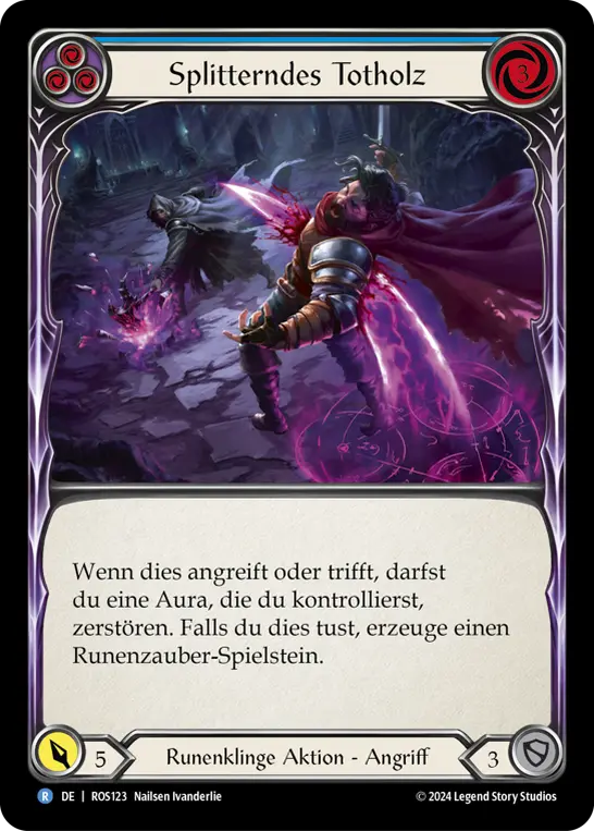 Card: Splintering Deadwood (blu)