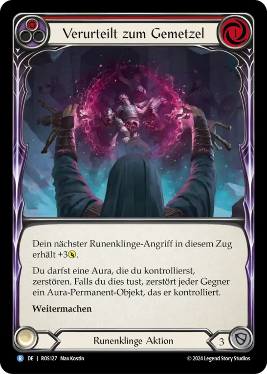 Card: Condemn to Slaughter (red)