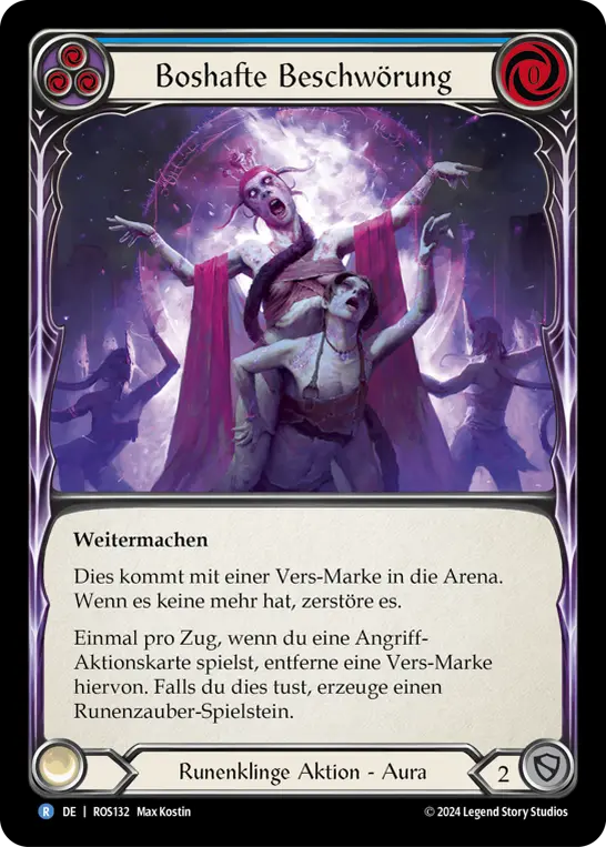 Card: Malefic Incantation (blu)
