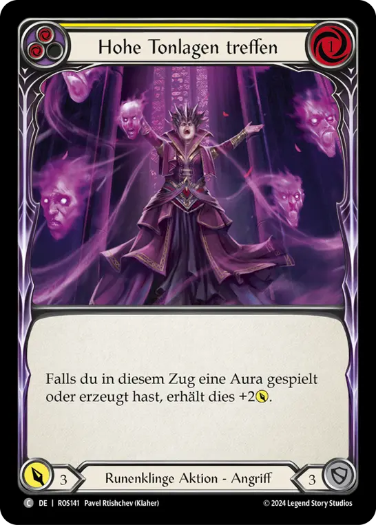 Card: Hit the High Notes (yel)
