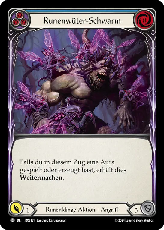 Card: Runerager Swarm (blu)