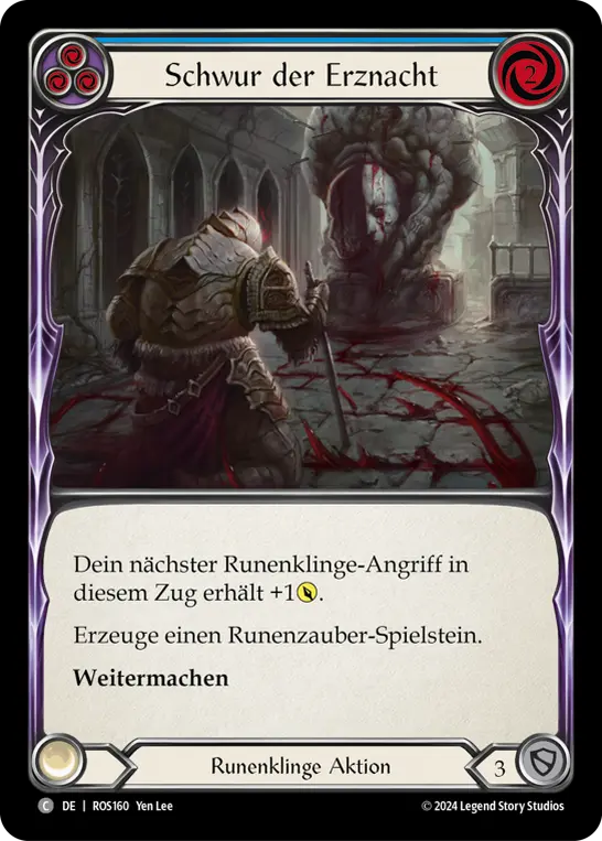 Card: Oath of the Arknight (blu)