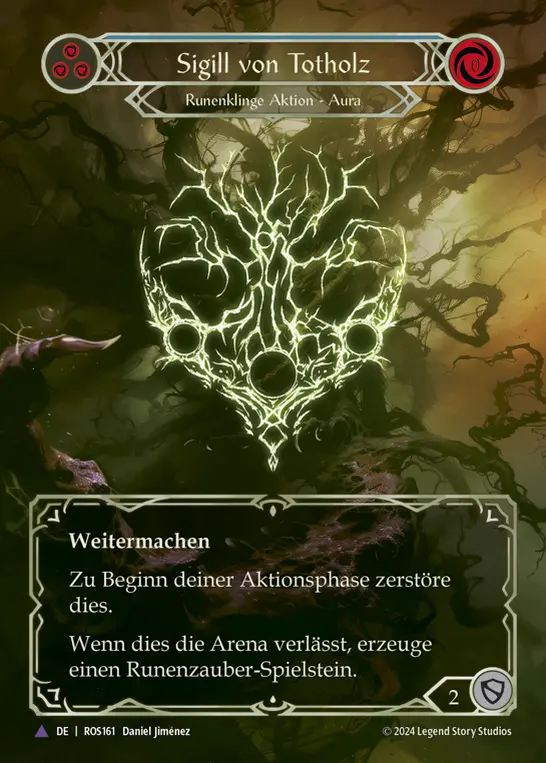 Card: Sigil of Deadwood (blu)