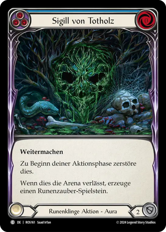 Card: Sigil of Deadwood (blu)