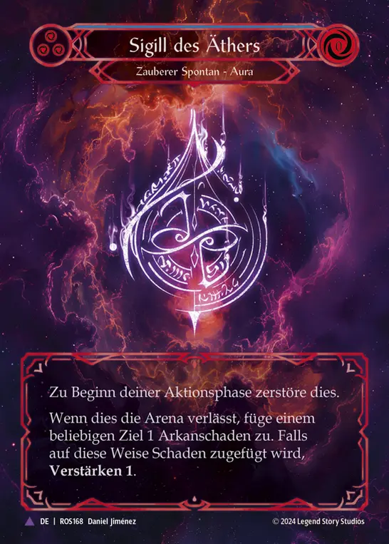 Card: Sigil of Aether (blu)