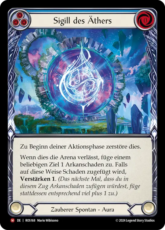 Card: Sigil of Aether (blu)