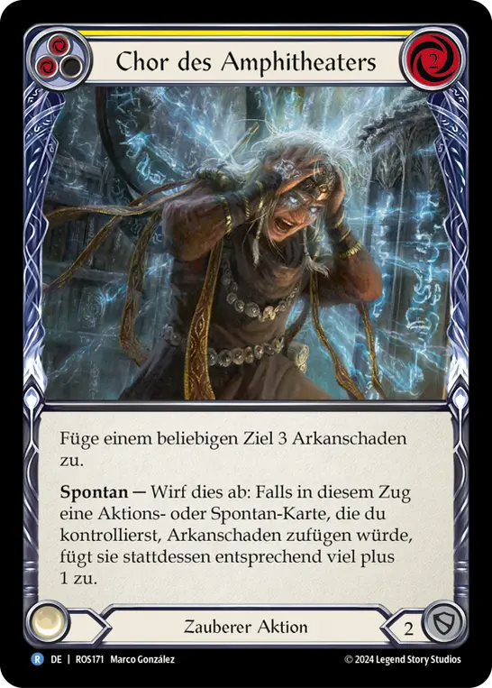 Card: Chorus of the Amphitheater (yel)