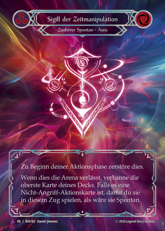 Card: Sigil of Temporal Manipulation (blu)