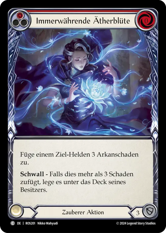 Card: Perennial Aetherbloom (red)