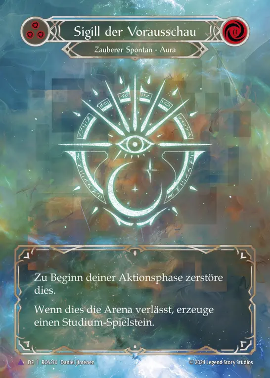 Card: Sigil of Forethought (blu)